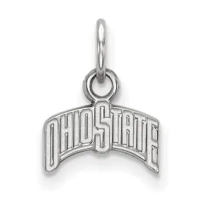 14k White Gold Ohio State XS (Tiny) Charm or Pendant