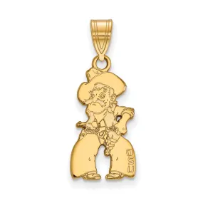 14k Yellow Gold Oklahoma State Large Mascot Pendant