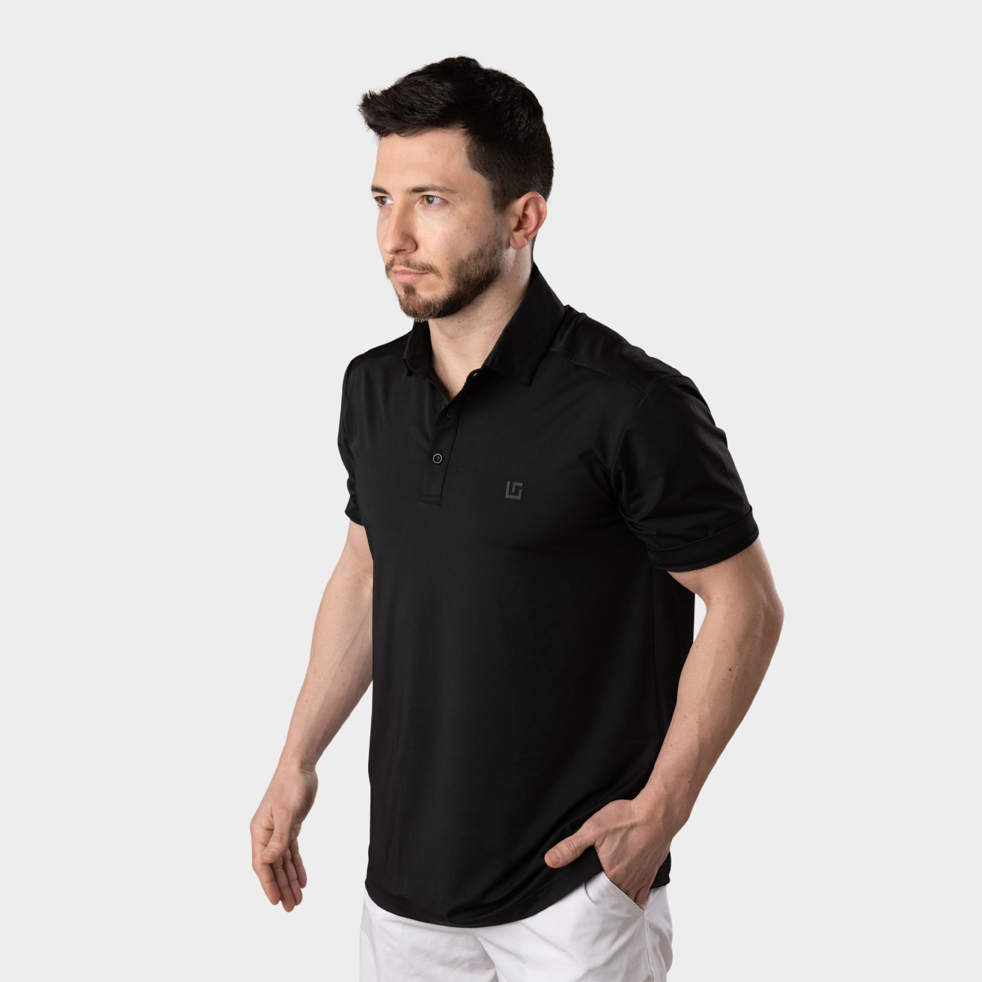 Black Performance Polo