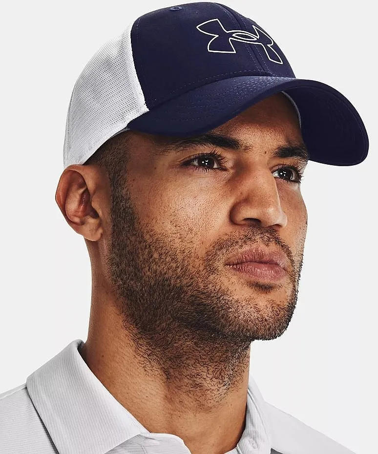 cap Under Armour Iso-Chill Driver Mesh Golf - 410/Midnight Navy/White - men´s