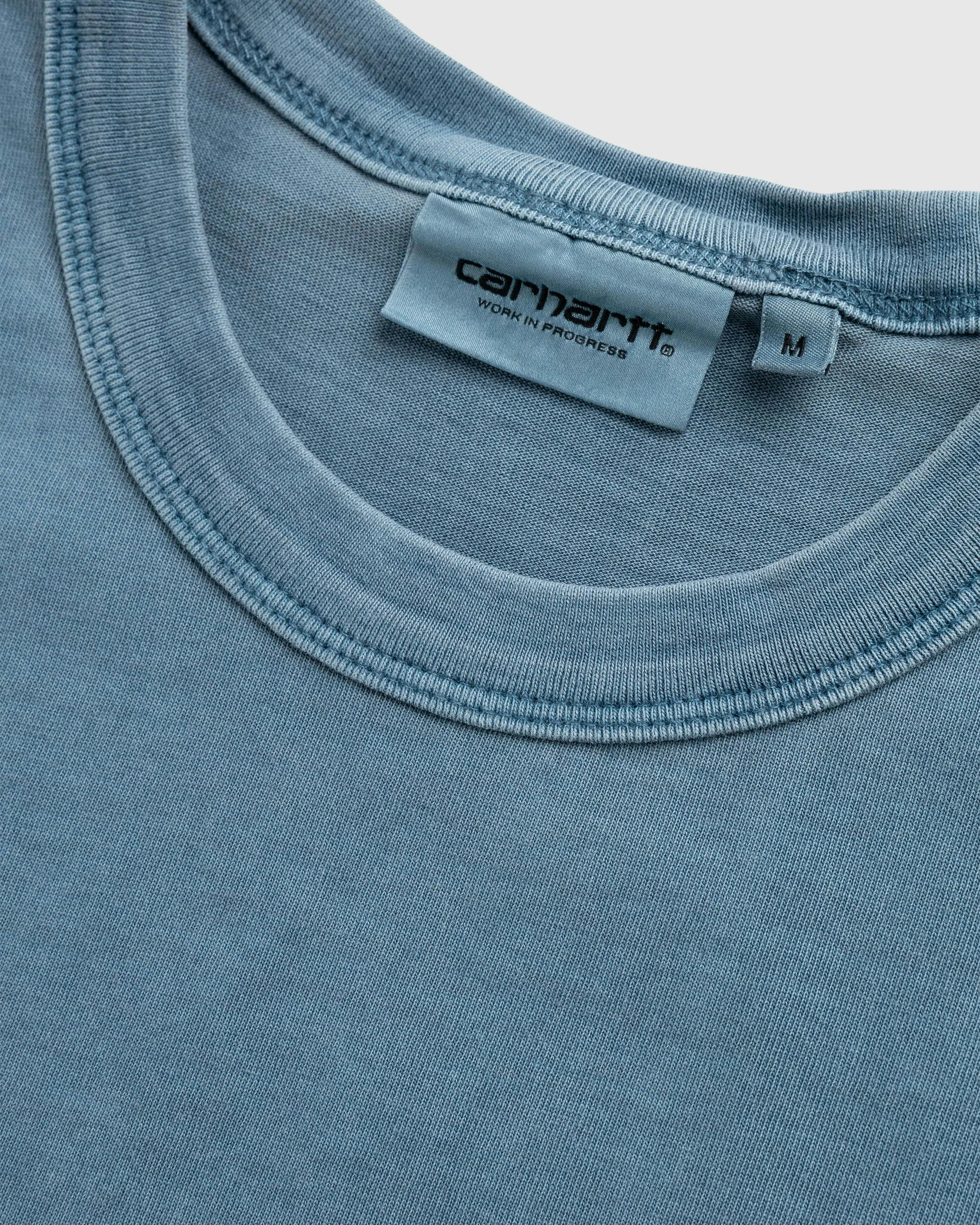 Carhartt WIP – S/S Taos T-Shirt Vancouver Blue/Garment-Dyed | Highsnobiety Shop