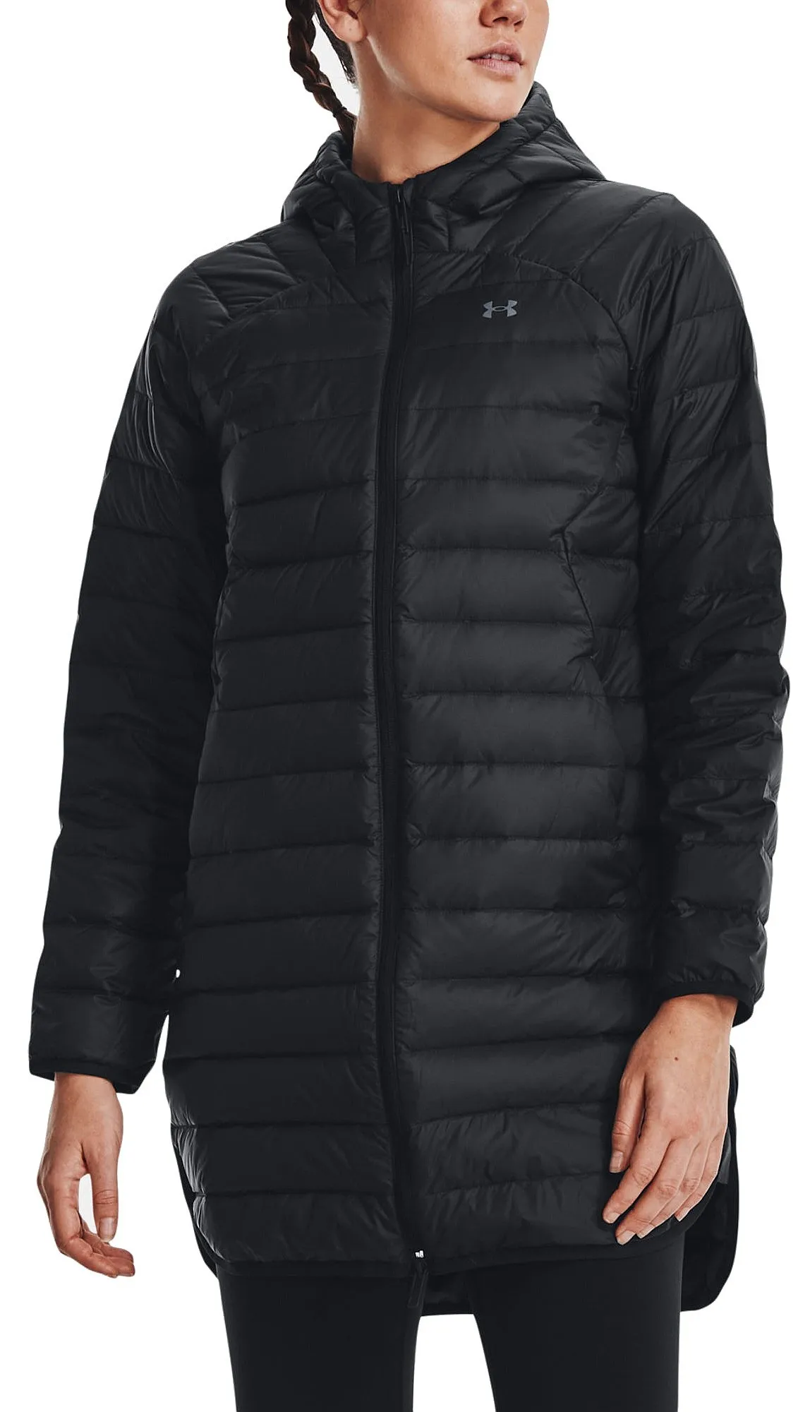 coat Under Armour Storm Armour Down 2.0 - 001/Black/Pitch Gray - women´s