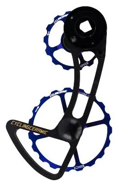 CyclingCeramic Derailleur Cage 14/19T for Shimano 12V Ultegra 8150 and Dura-Ace 9200 Blue