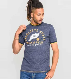 D555 Mens Charlotte State Printed T-Shirt (BETHNAL)