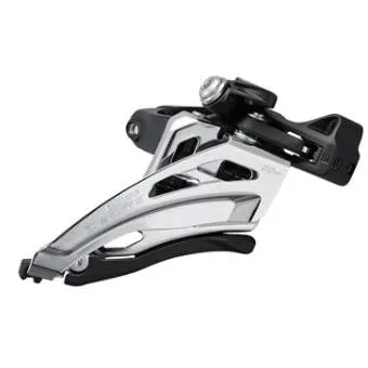 DERAILLEUR SHIMANO FRONT DEORE M5100 11 SPEED, DOUBLE, MID CLAMP, FP, CB- BK/SL