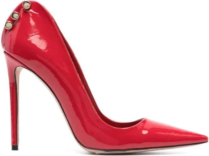 HARDOT Supreme 115mm studded pumps Red