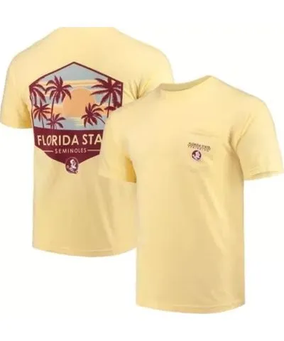 Image One Men's NCAA Florida State Seminoles Landscape Shield Pocket T-Shirt