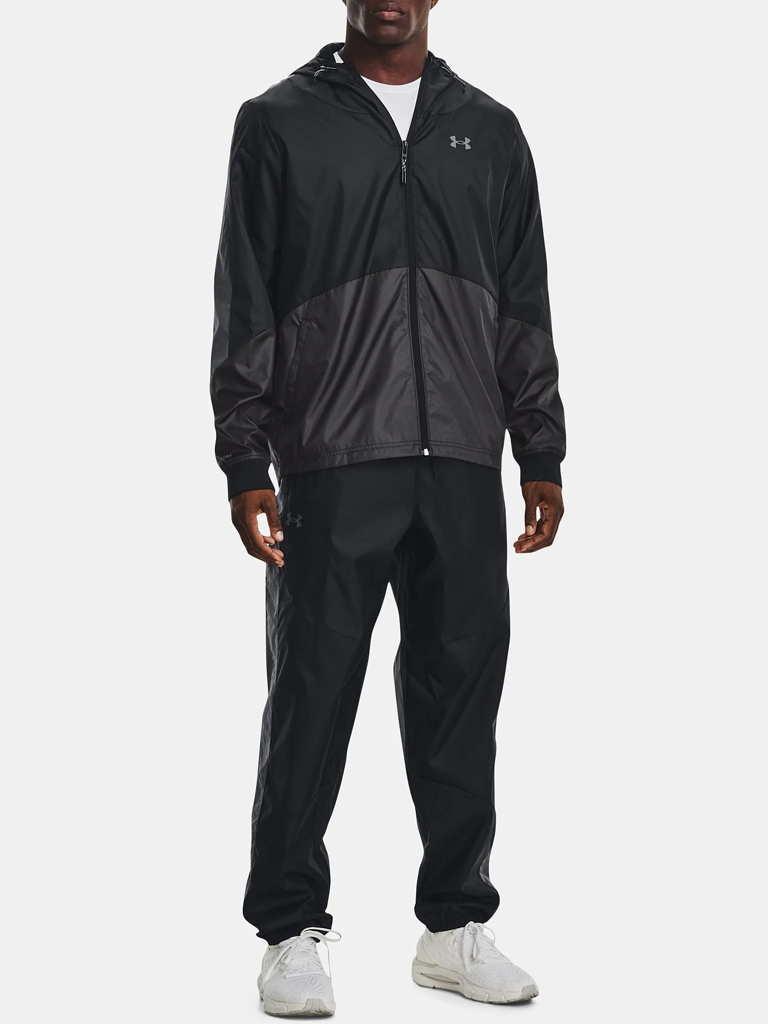 jacket Under Armour Legacy Windbreaker - Black - men´s