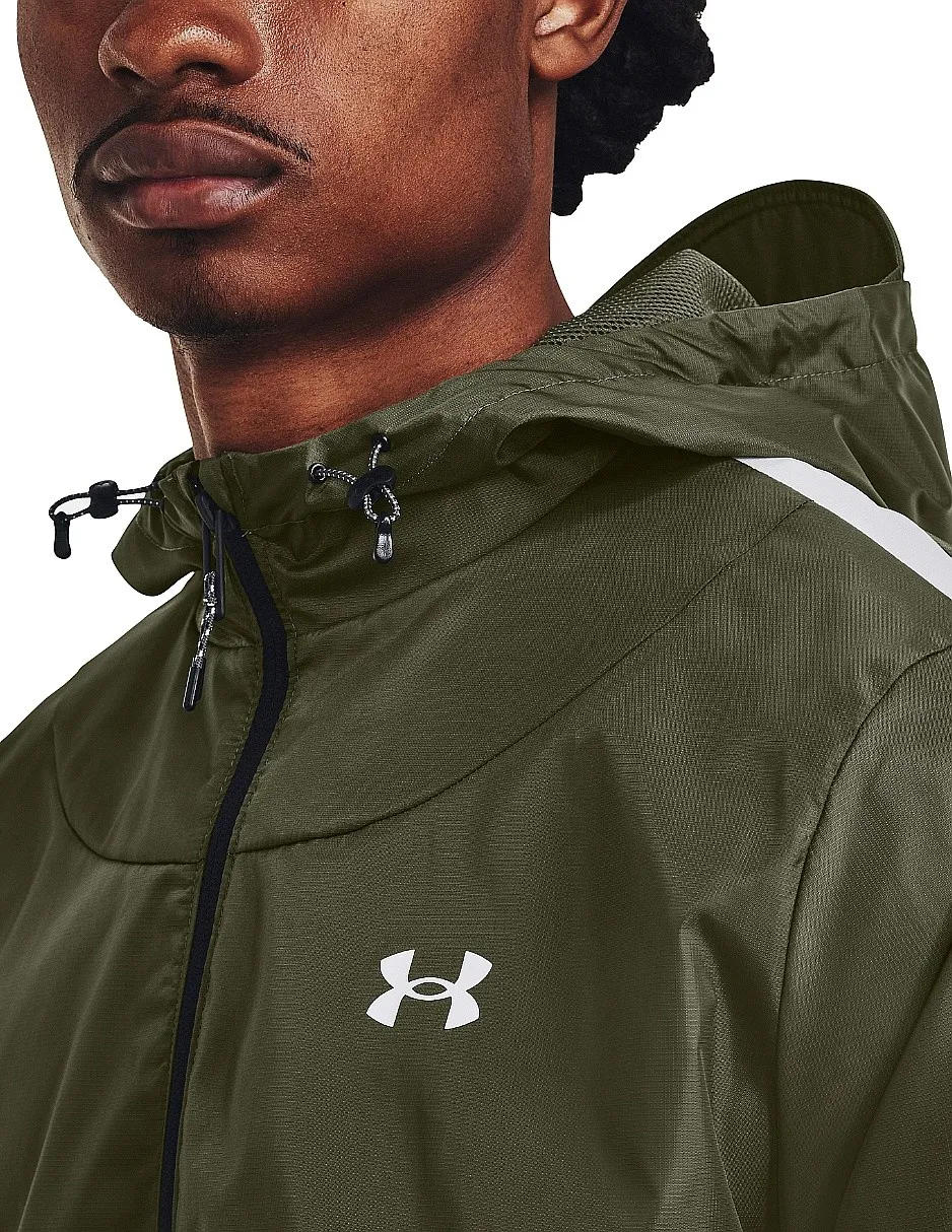 jacket Under Armour Legacy Windbreaker - Marine OD Green/Black/White - men´s