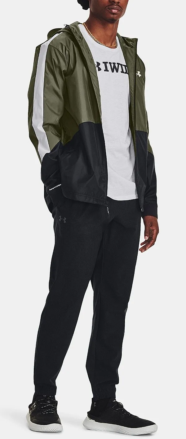 jacket Under Armour Legacy Windbreaker - Marine OD Green/Black/White - men´s