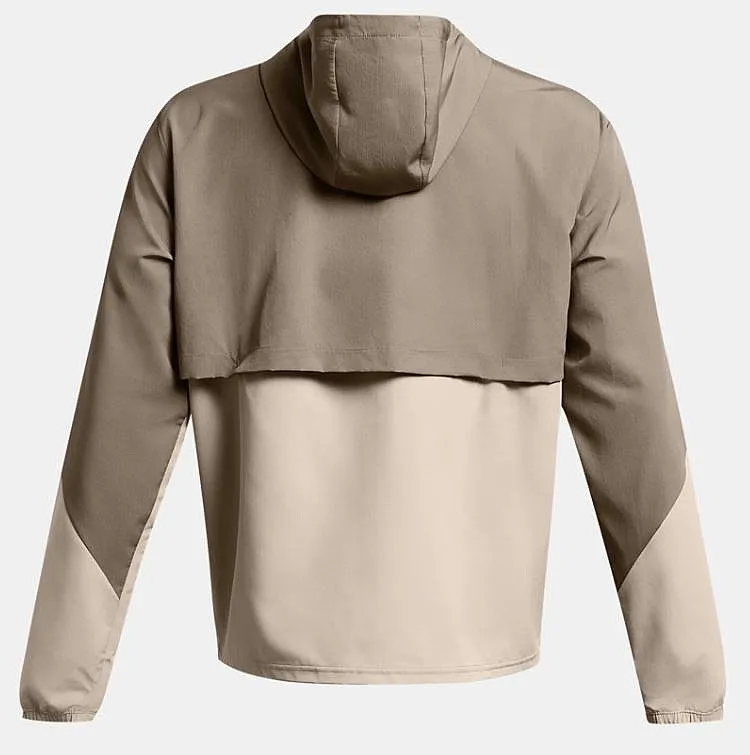 jacket Under Armour Legacy Windbreaker - Taupe Dusk/Black - men´s