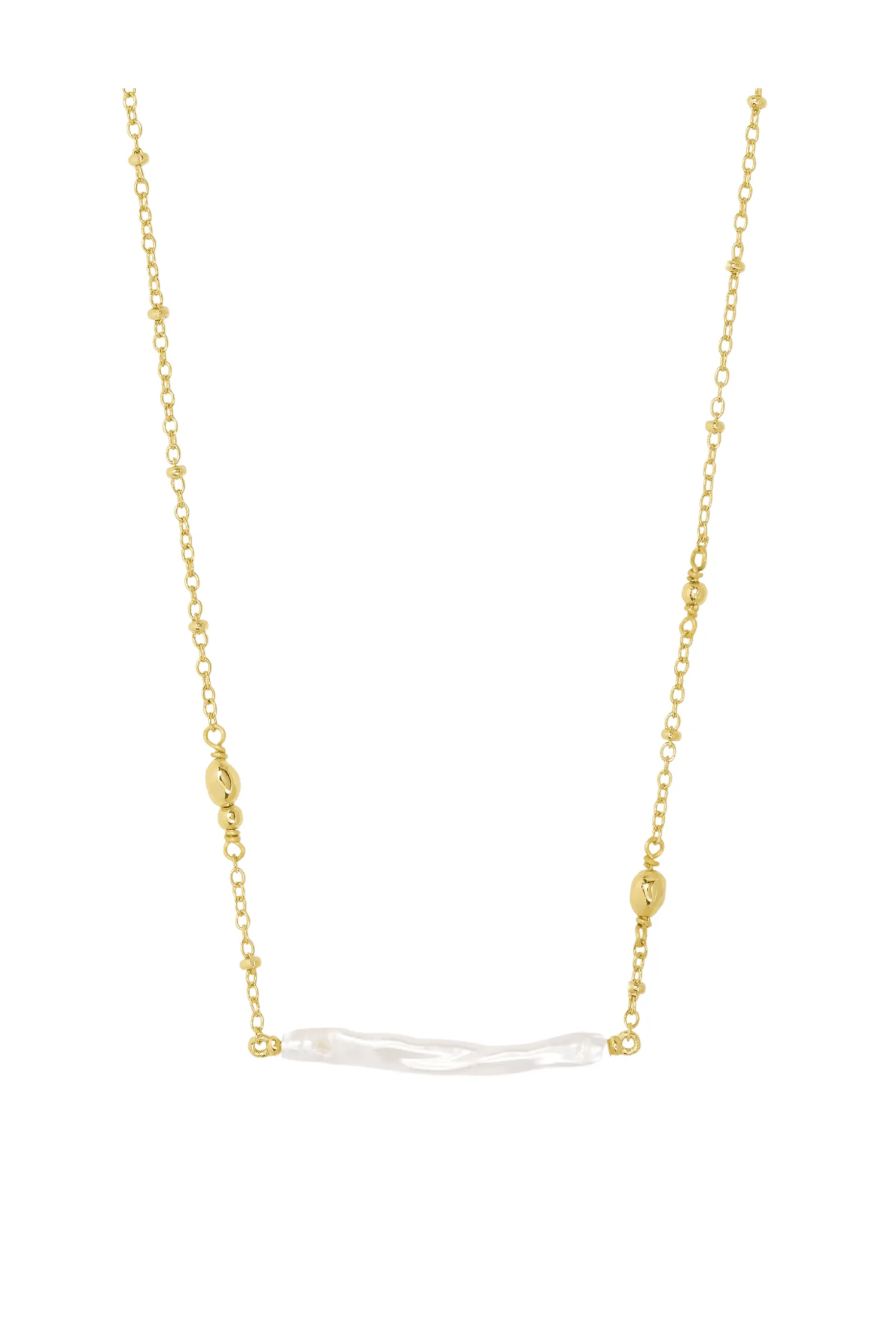 Kendra Scott Eileen Pendant-- Gold White Pearl