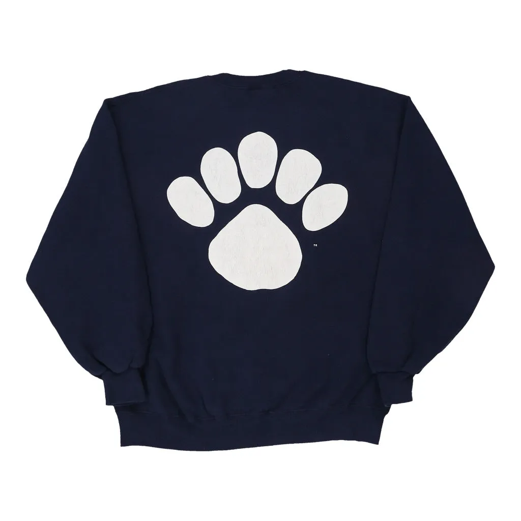 Made in U.S.A. Penn State Russell Athletic Sweatshirt - Large Navy Cotton Blend