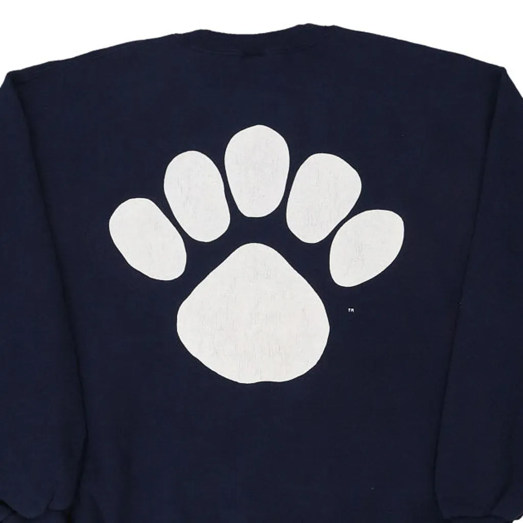 Made in U.S.A. Penn State Russell Athletic Sweatshirt - Large Navy Cotton Blend