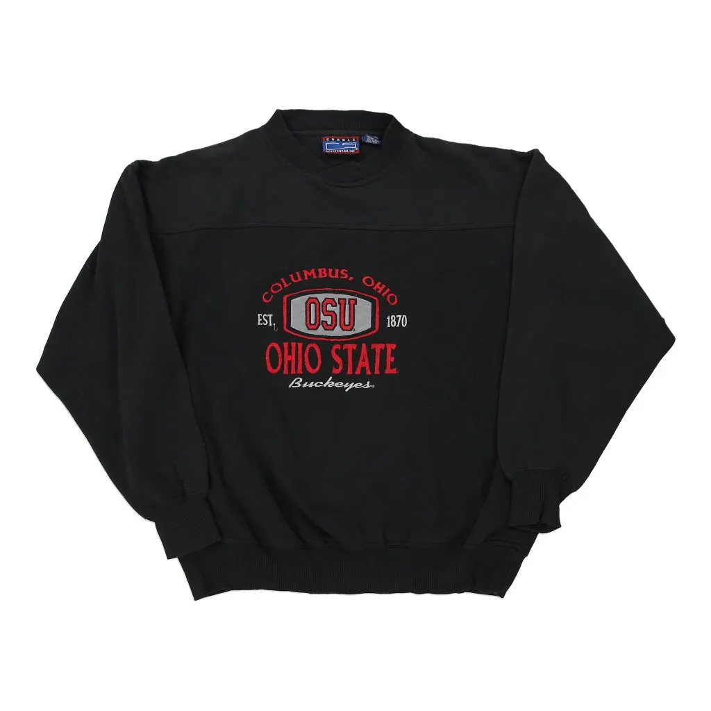 Ohio State Buckeyes Crable College Sweatshirt - Medium Black Cotton Blend