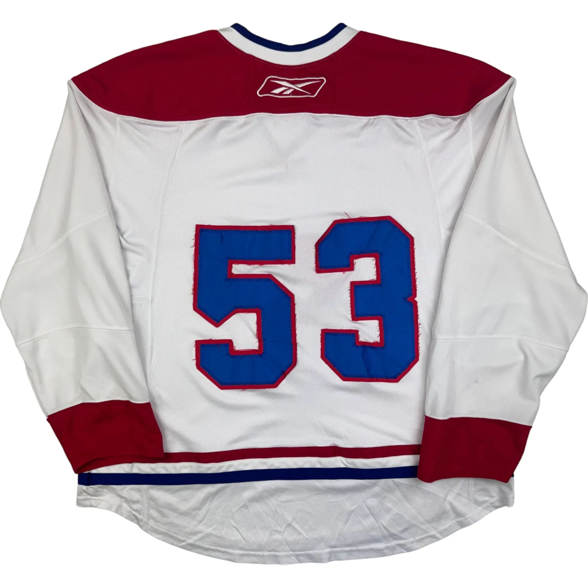 Reebok Sorel Tracy Hubs 53 Hockey Jersey White