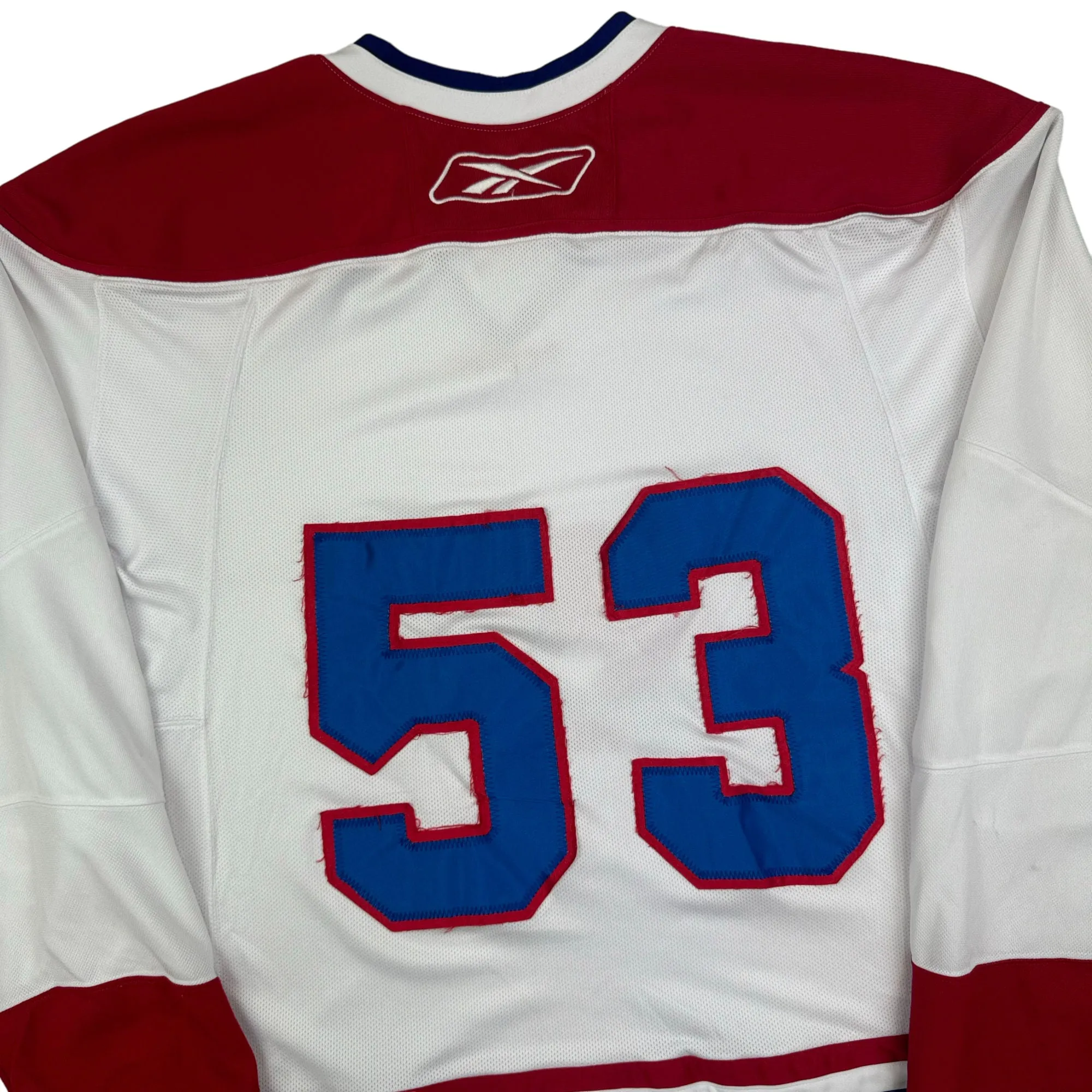 Reebok Sorel Tracy Hubs 53 Hockey Jersey White