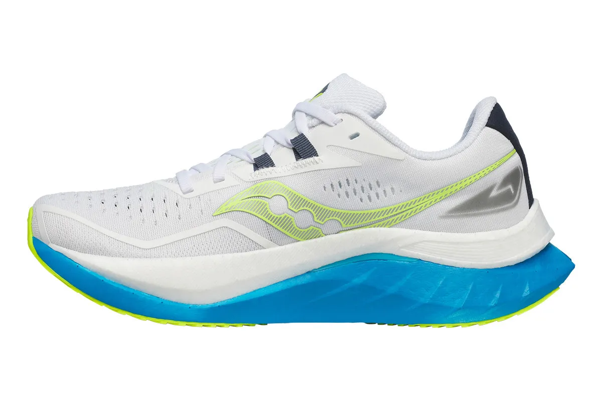 Saucony Endorphin Speed 4 B White/Viziblue Womens