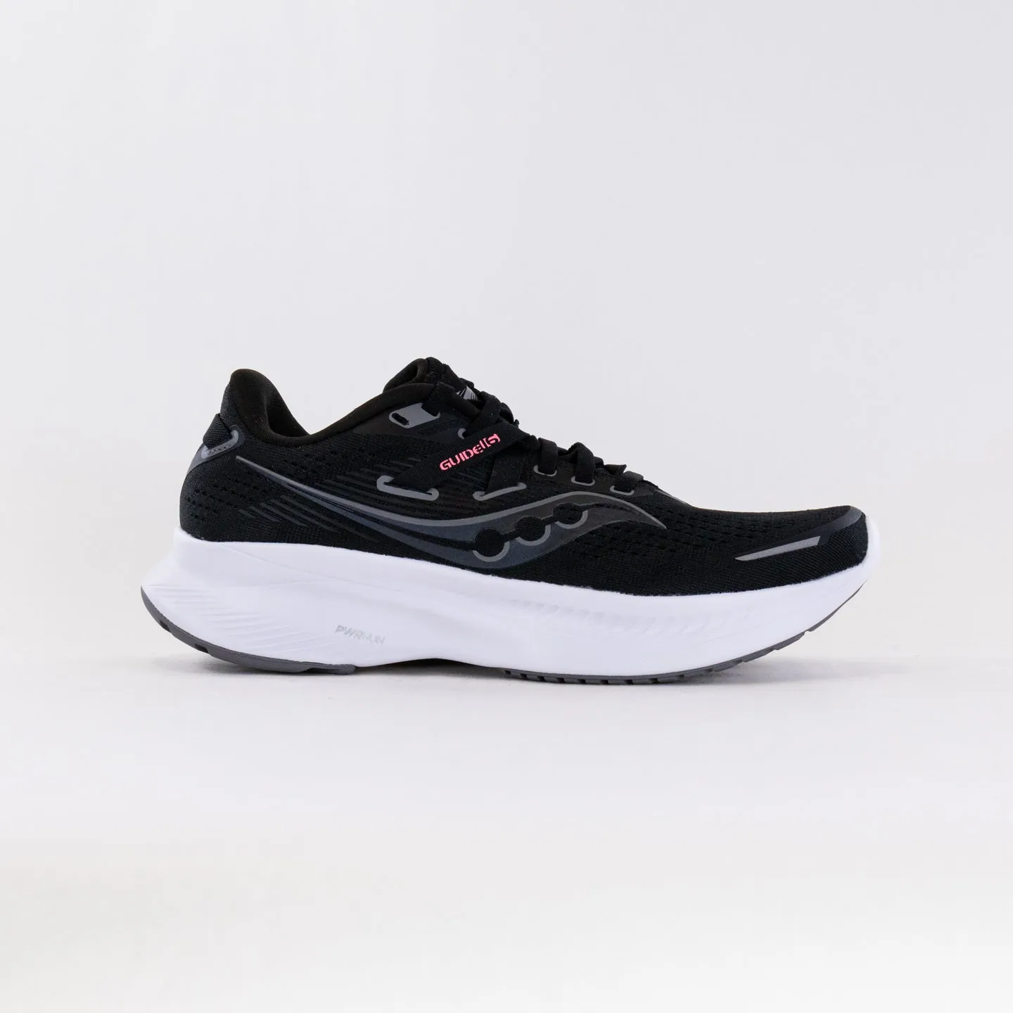 Saucony Guide 16 Wide (Women's) - Black/White