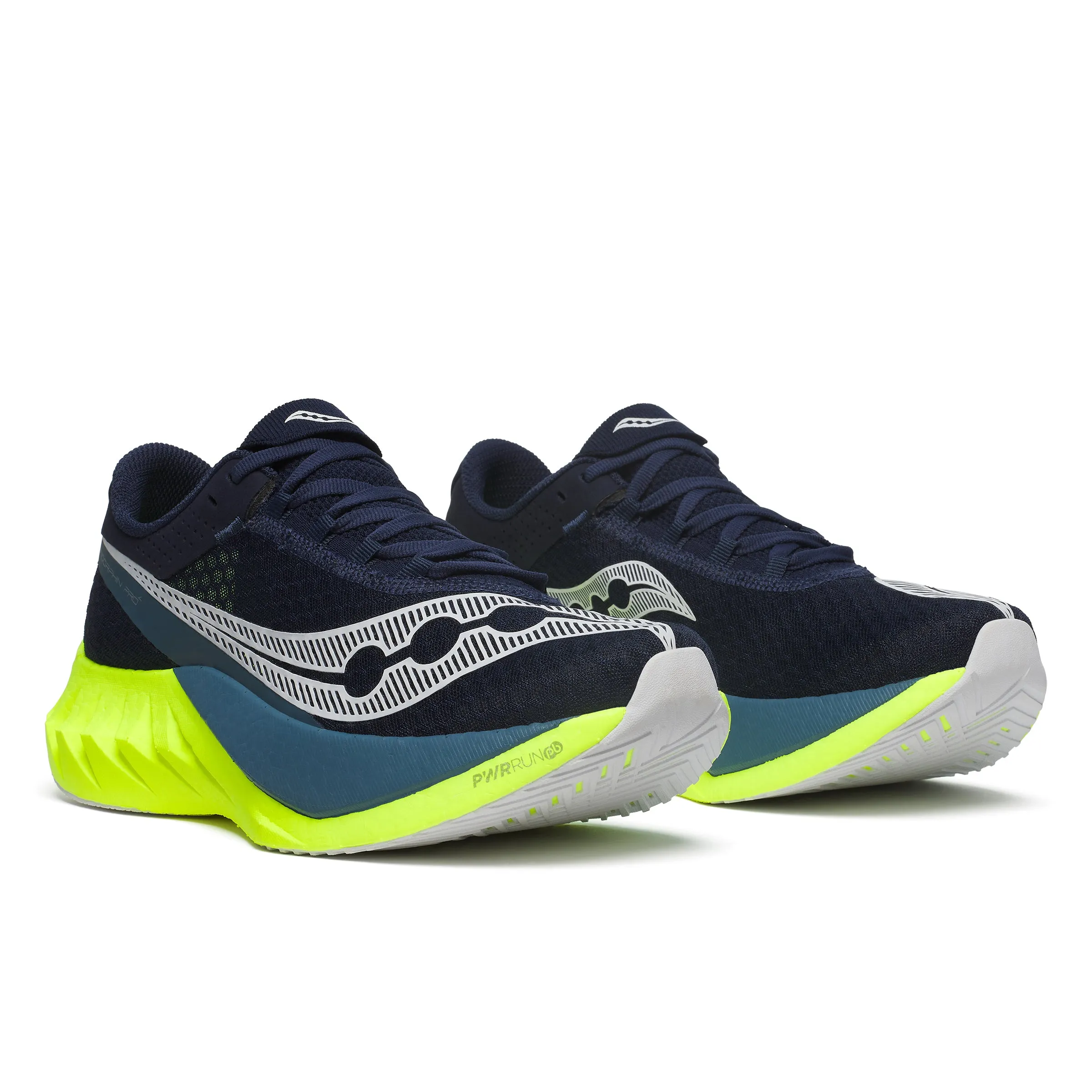 Saucony Men's Endorphin Pro 4 Running Shoes Navy / Citron