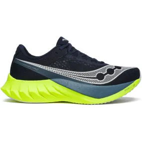 Saucony Men's Endorphin Pro 4 Running Shoes Navy / Citron