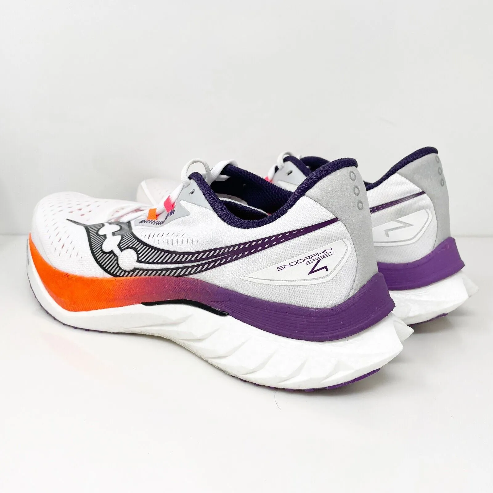 Saucony Mens Endorphin Speed 4 S20940-129 White Running Shoes Sneakers Size 11