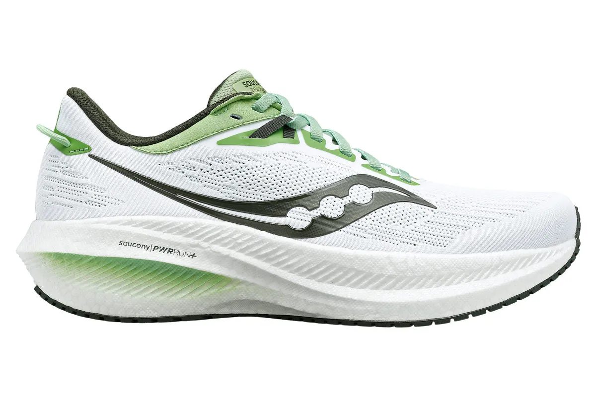 Saucony Triumph 21 D White/Umbra Mens