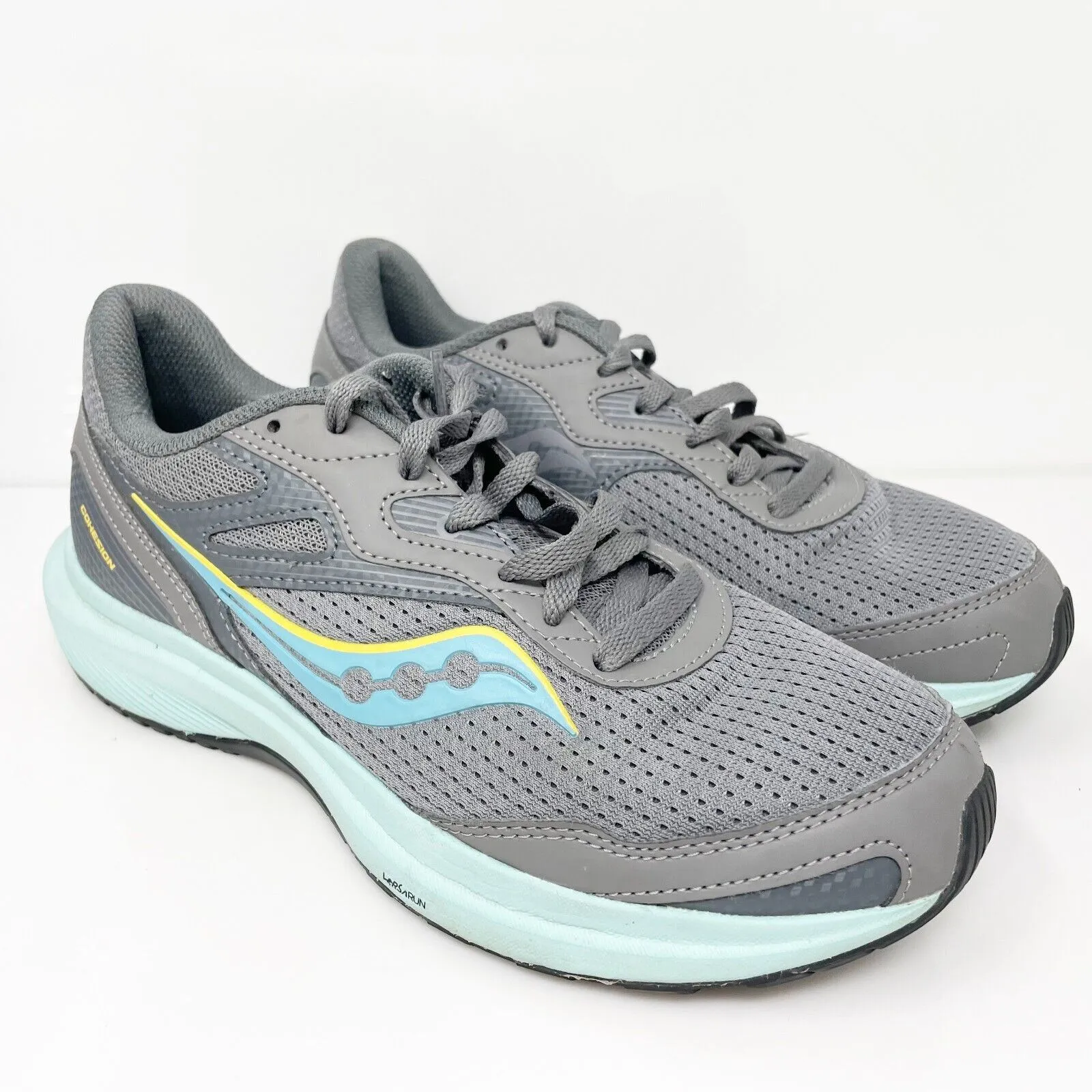 Saucony Womens Cohesion 16 S10781-14 Gray Running Shoes Sneakers Size 9.5