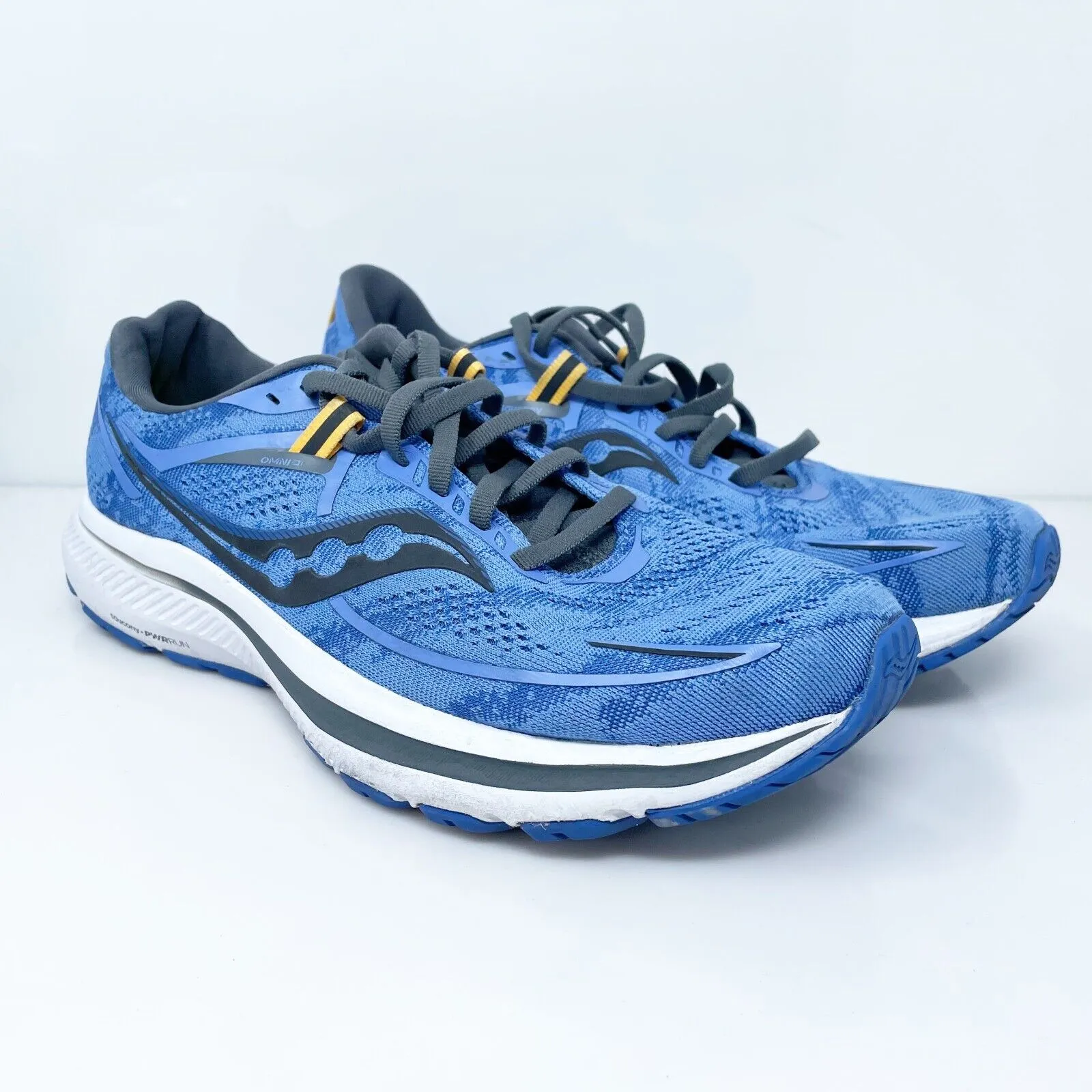 Saucony Womens Omni 21 S10762-30 Blue Running Shoes Sneakers Size 10