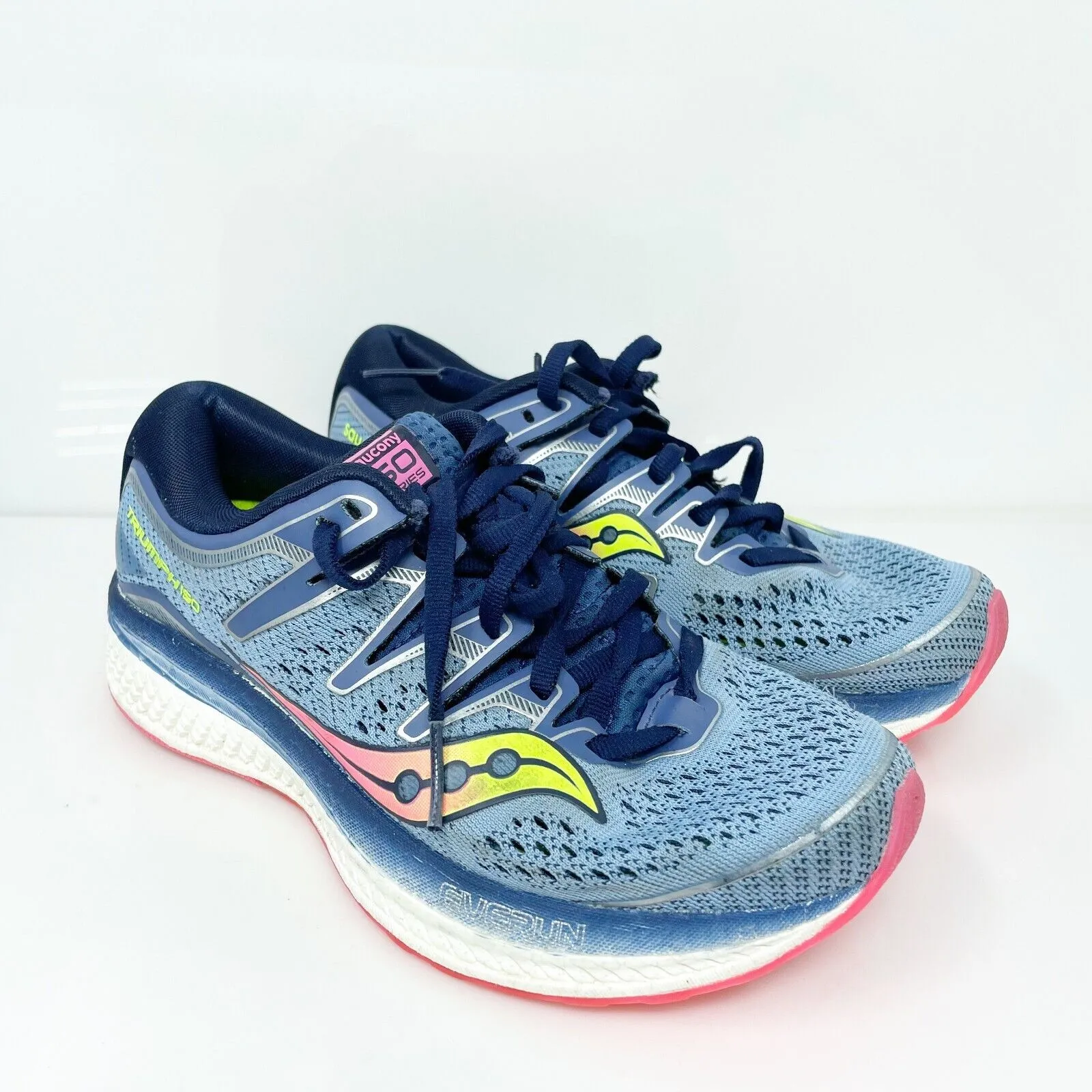 Saucony Womens Triumph ISO 5 S10462-1 Blue Running Shoes Sneakers Size 5