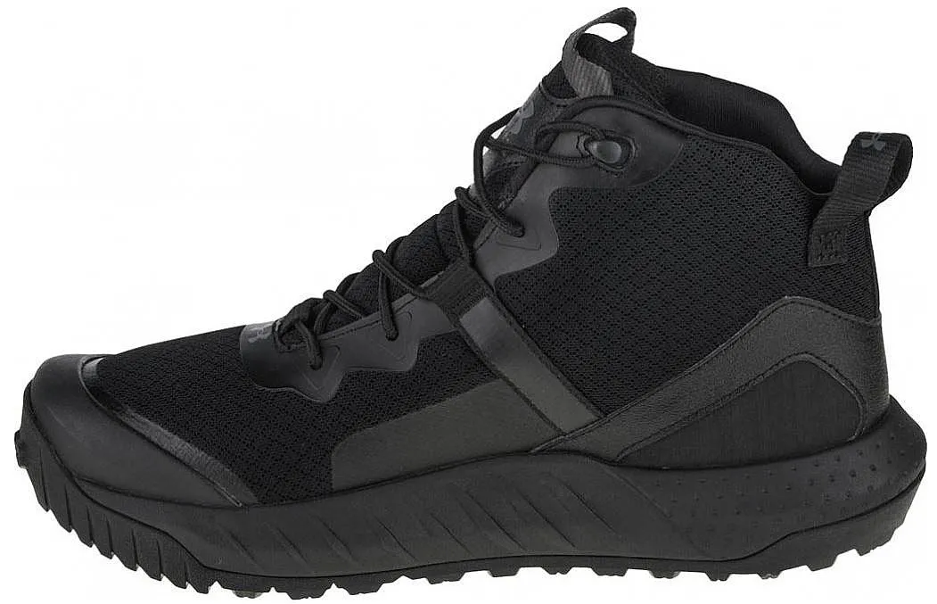 shoes Under Armour Micro G Valsetz Mid - 001/Black/Black - men´s