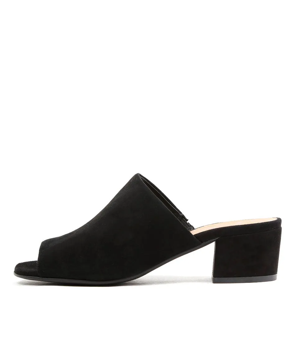 SILENT D Emenias Black Suede