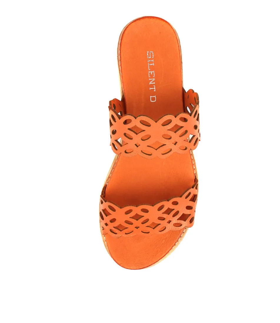 SILENT D Kaia Orange Leather