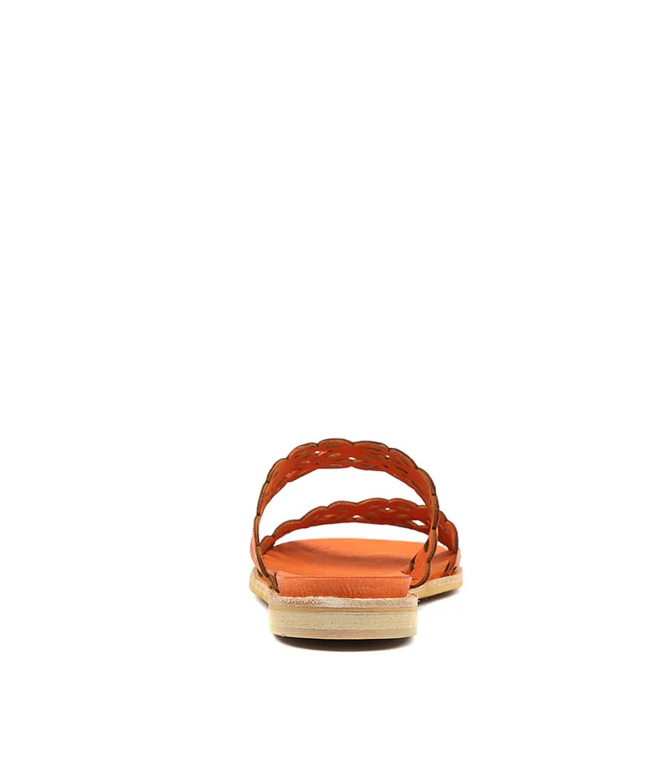 SILENT D Kaia Orange Leather