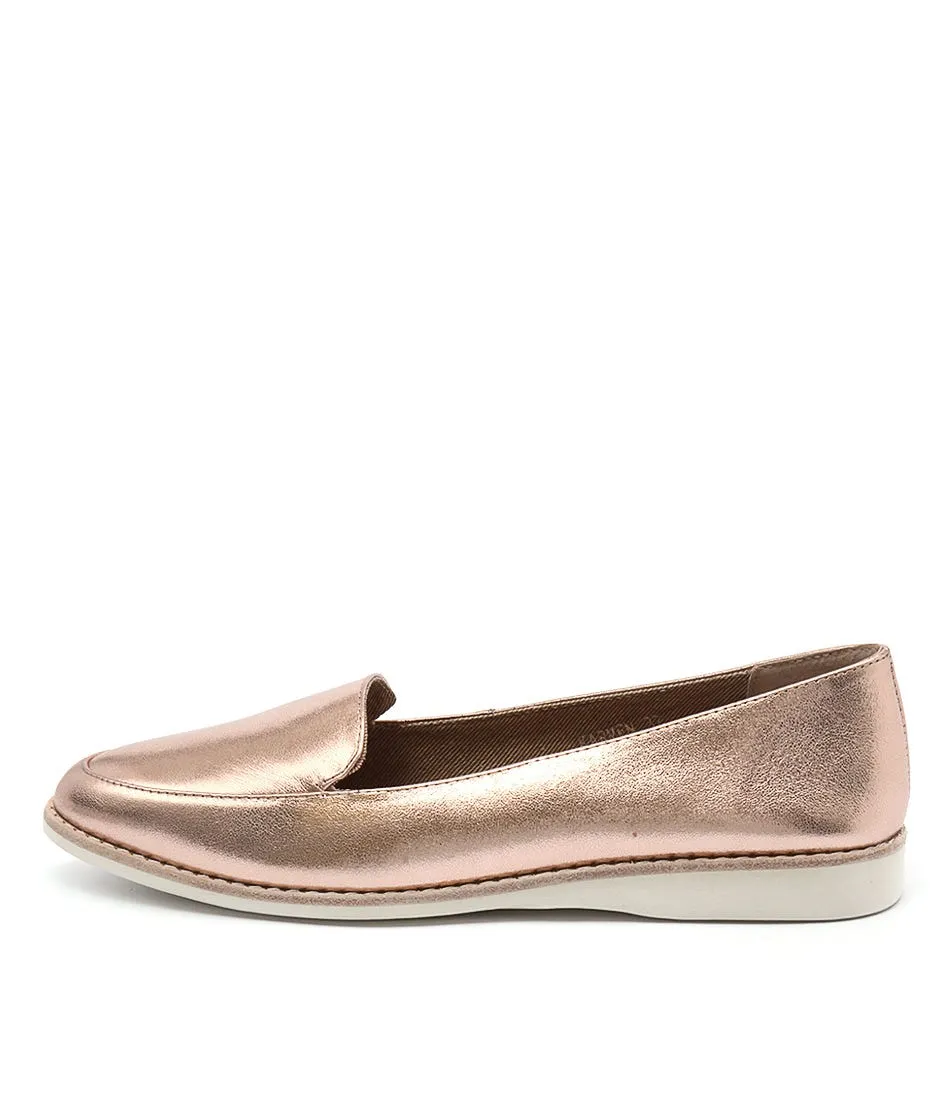 SILENT D Karmen Rose Gold Leather