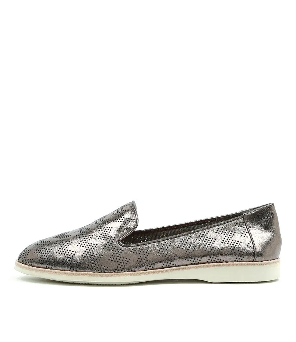 SILENT D Nix Pewter Pop Leather