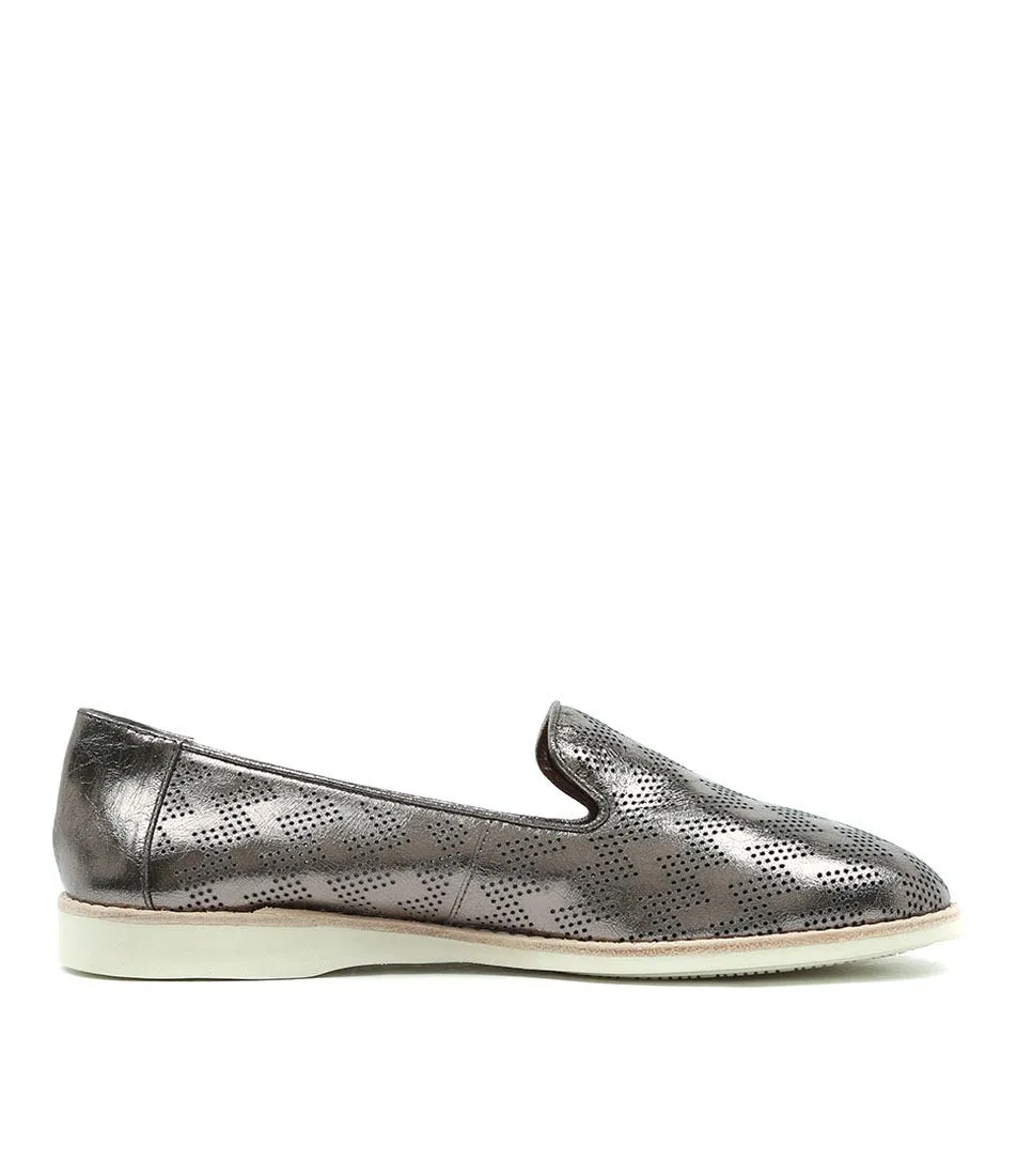 SILENT D Nix Pewter Pop Leather