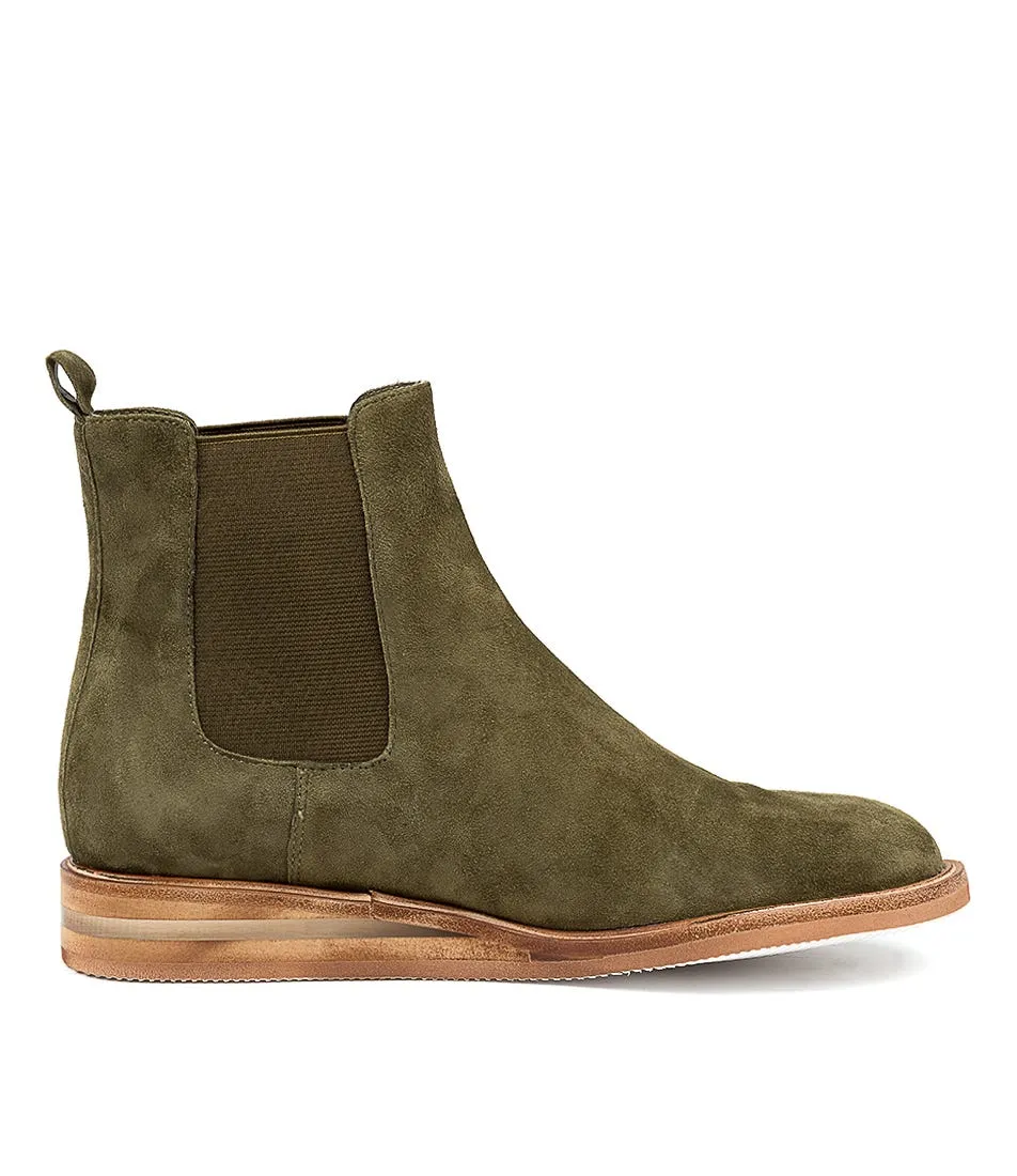 SILENT D Yancy Dk Khaki Suede