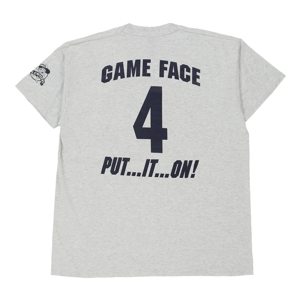 Single Stitch Praire State Games. Fruit Of The Loom Graphic T-Shirt - XL Grey Cotton