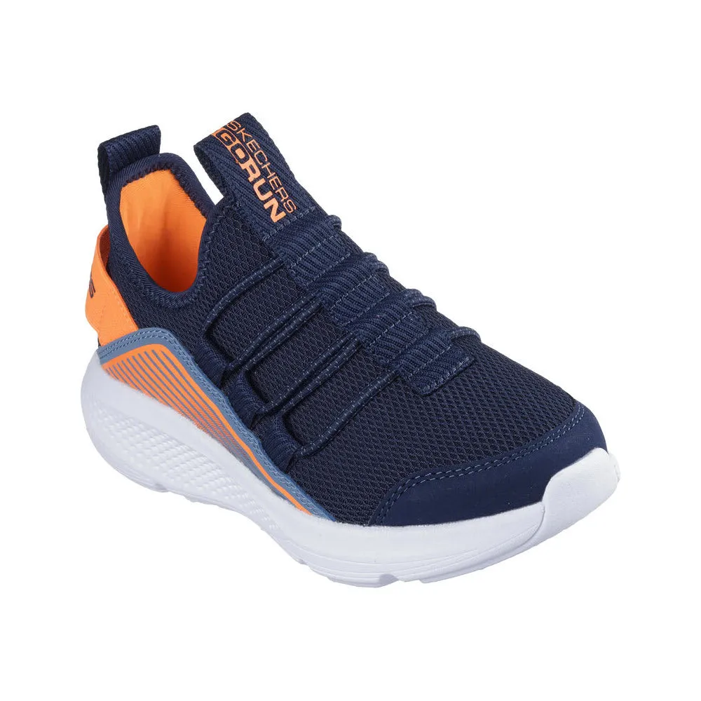 SKECHERS GO RUN ELEVATE NAVY/ORANGE - KIDS