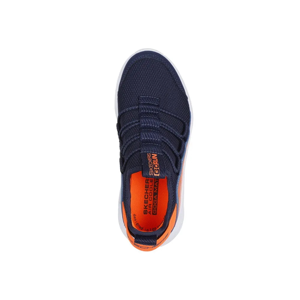 SKECHERS GO RUN ELEVATE NAVY/ORANGE - KIDS