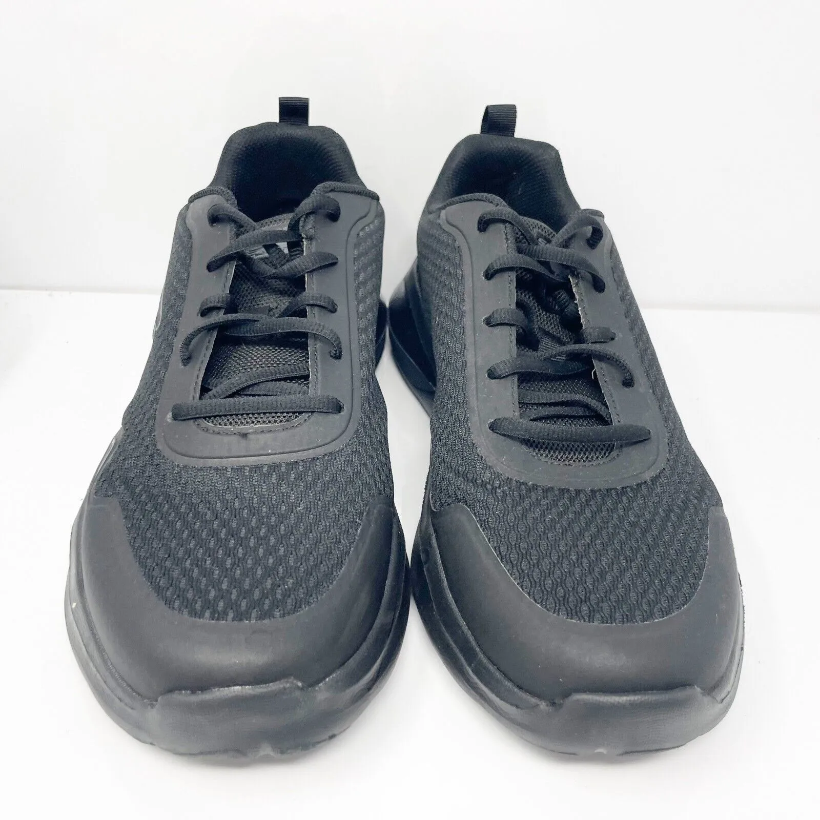 Skechers Mens Air Cushioning Citro 232562W Black Running Shoes Sneakers Sz 10.5