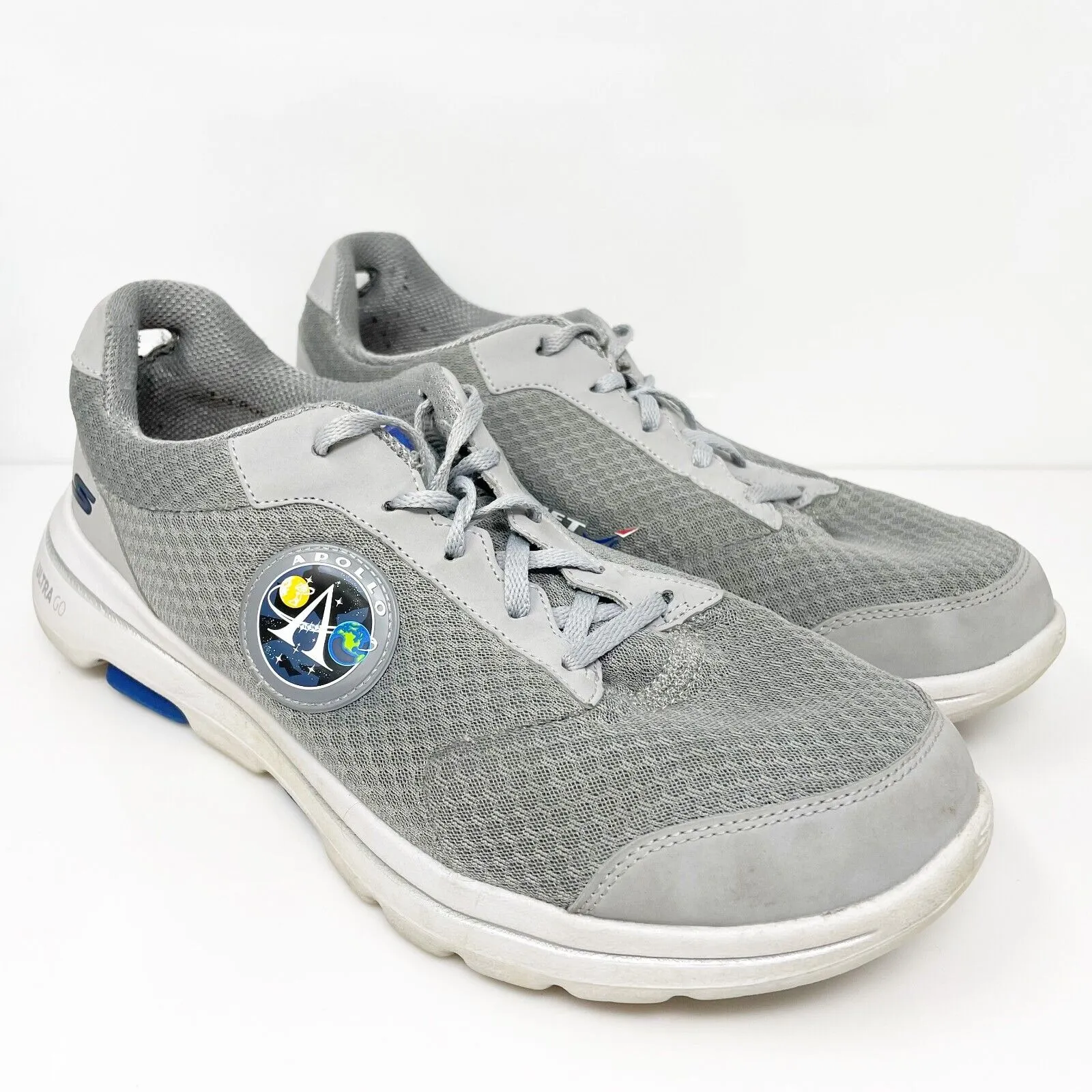 Skechers Mens Go Walk 5 55509AJ Gray Running Shoes Sneakers Size 10