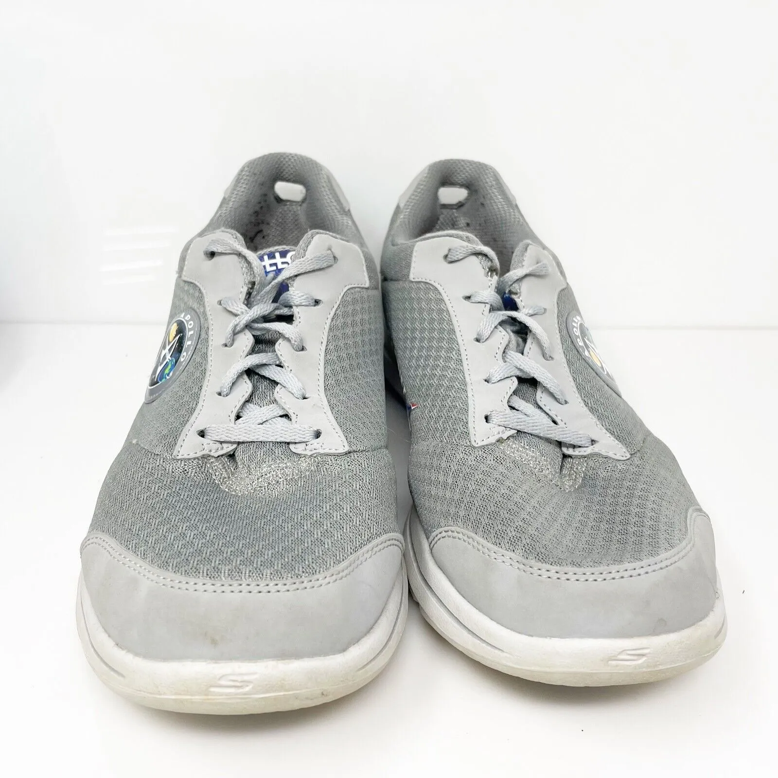 Skechers Mens Go Walk 5 55509AJ Gray Running Shoes Sneakers Size 10