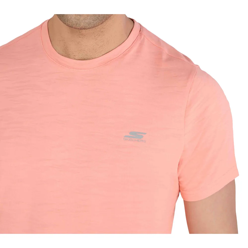 SKECHERS Men's Jacquard Pattern Top (Peach)