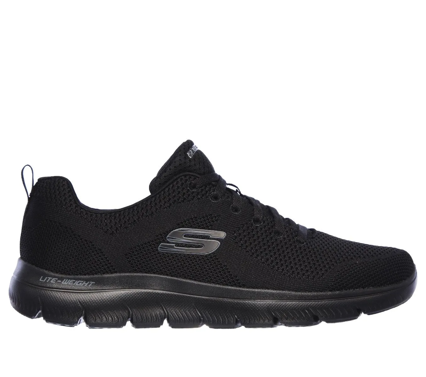 Skechers Summits Brisbane Trainers Black Textile