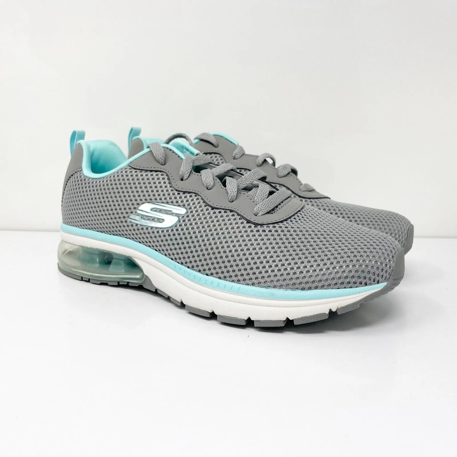 Skechers Womens Lite Weight 56188WR Gray Running Shoes Sneakers Size 8.5