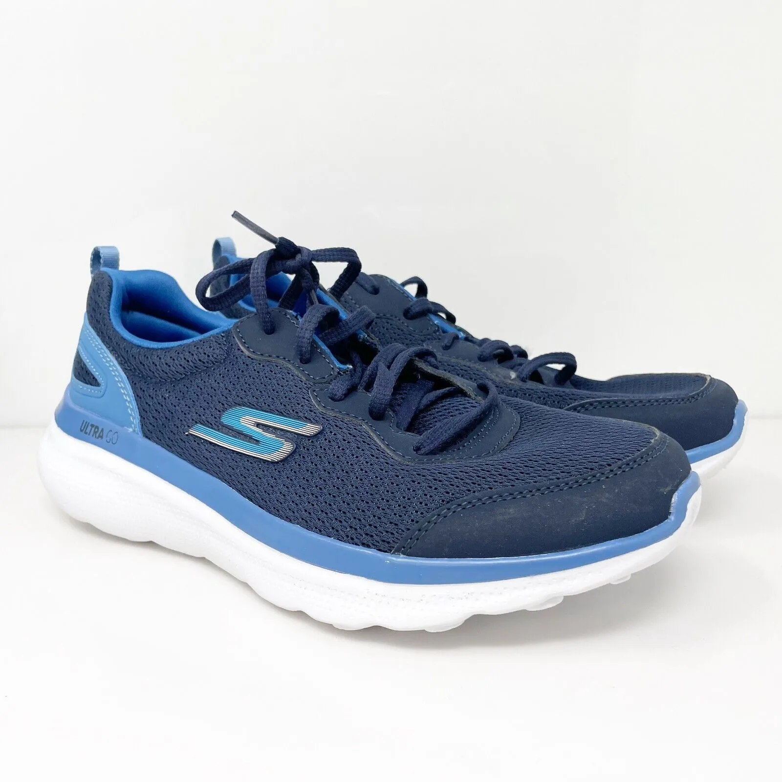 Skechers Womens Ultra Go 179020WR Blue Running Shoes Sneakers Size 8.5