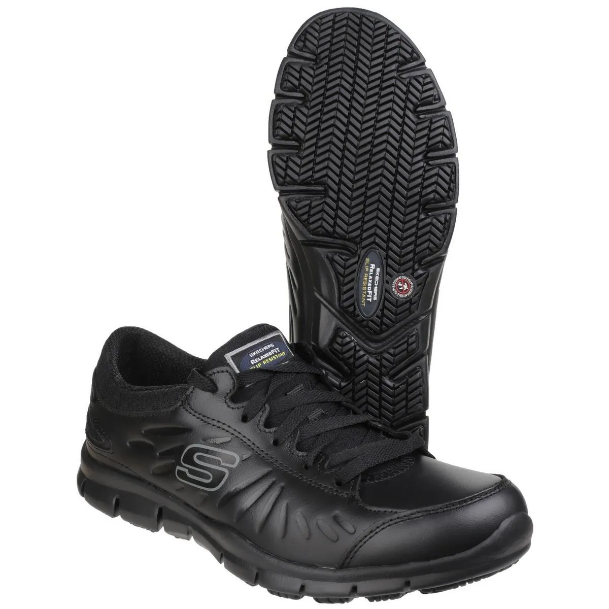 Skechers Workwear Eldred Occupational Shoe Black