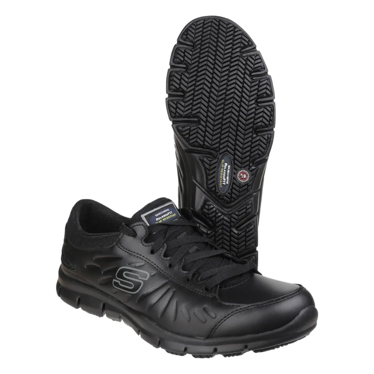 Skechers Workwear Eldred Occupational Shoe Black